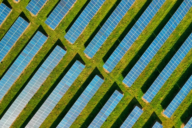 solar panel field by Red Zeppelin